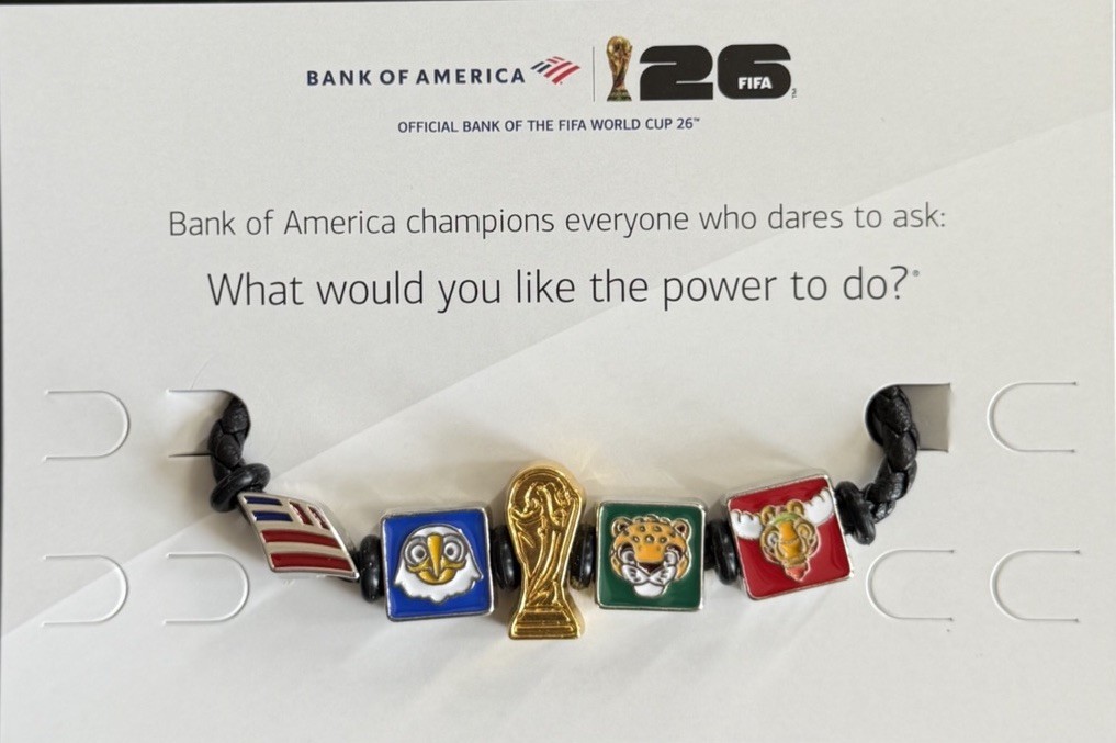 FIFA World Cup 26 Bank Of America Exclusive Braided Charm Bracelet