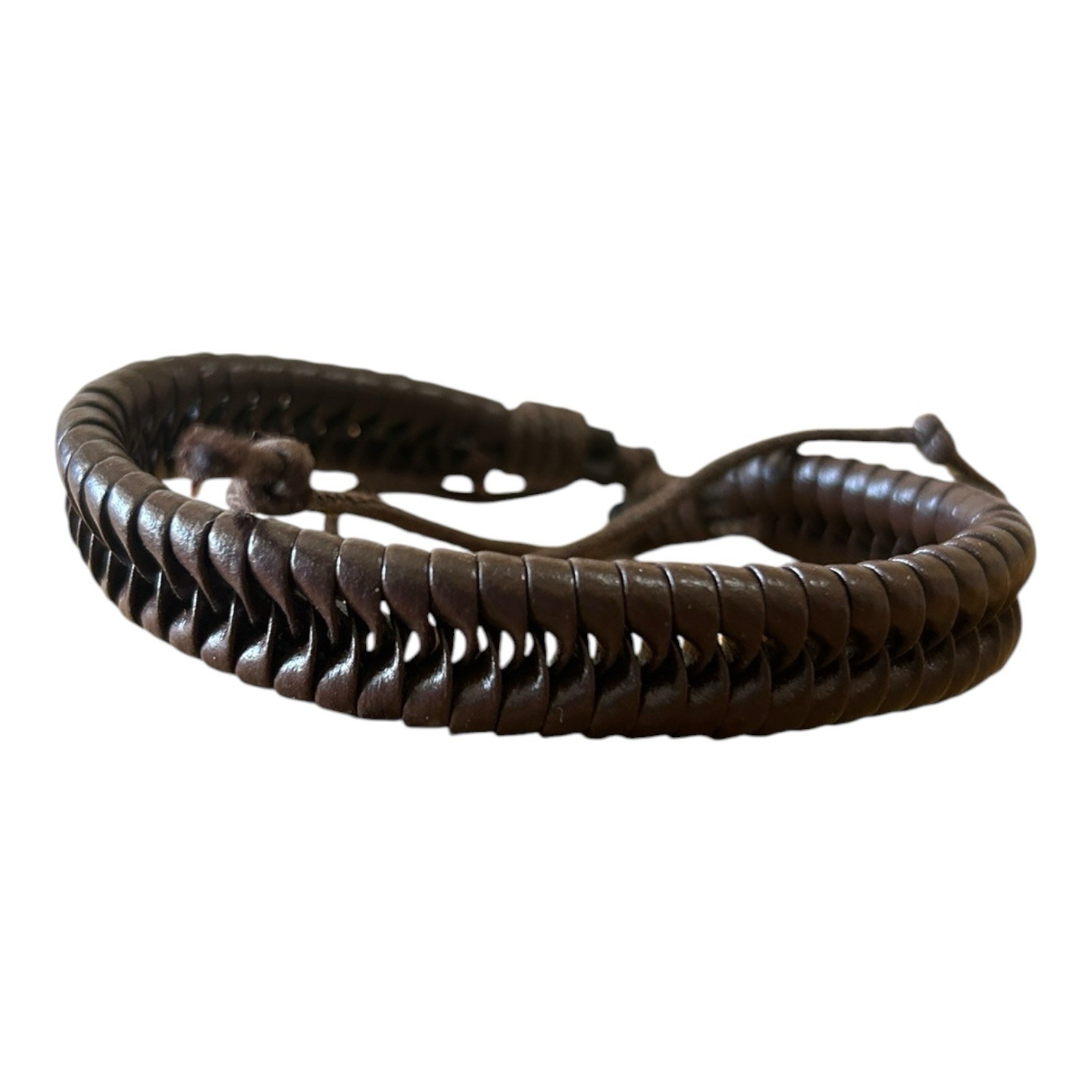 Lot of 15 Mixed Leather Bracelet Bundle Women Braided Wrap Charm Boho EUC