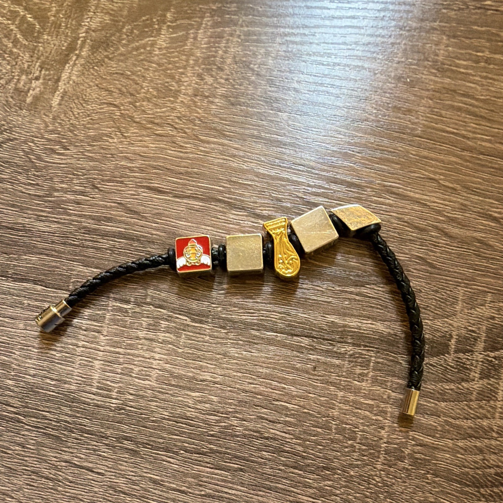 Black Bank of America FIFA Fan Cord Charm World Cup Bracelet limited edition