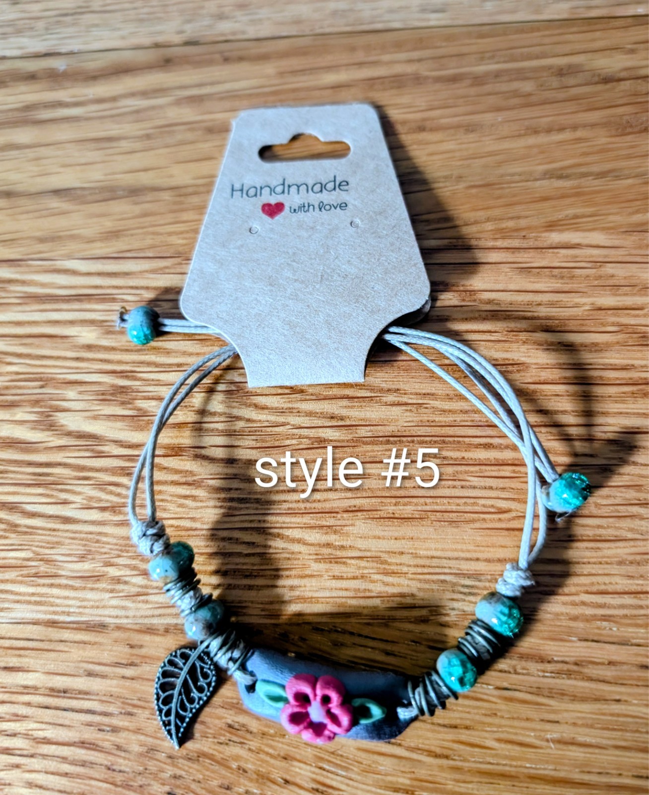 Handmade Adjustable Boho Bead Bracelets – Mother’s Day, Graduation, Teacher Gift
