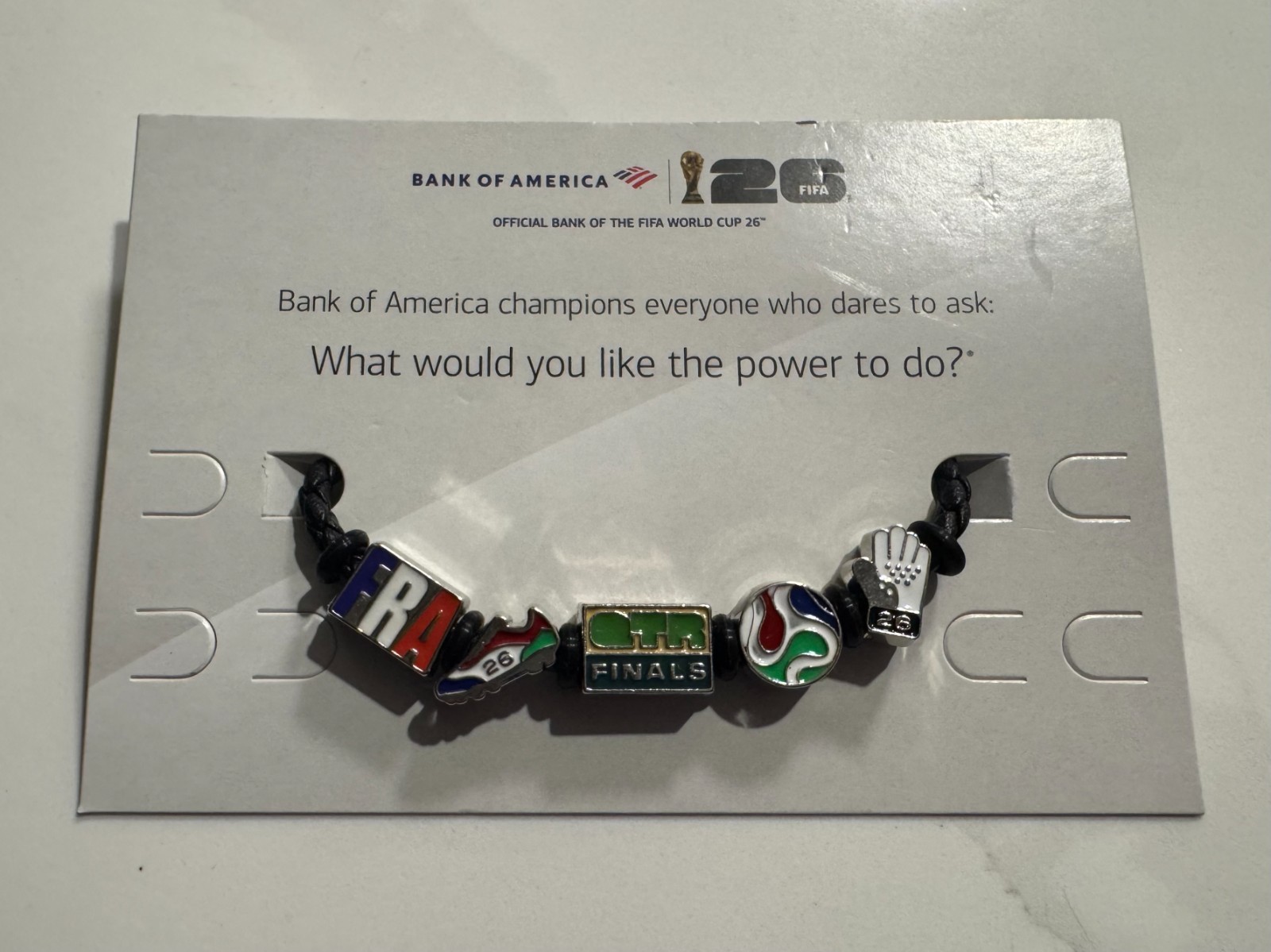 FIFA World Cup 2026 Bank of America Bracelets (France Quarter-Finals charms)