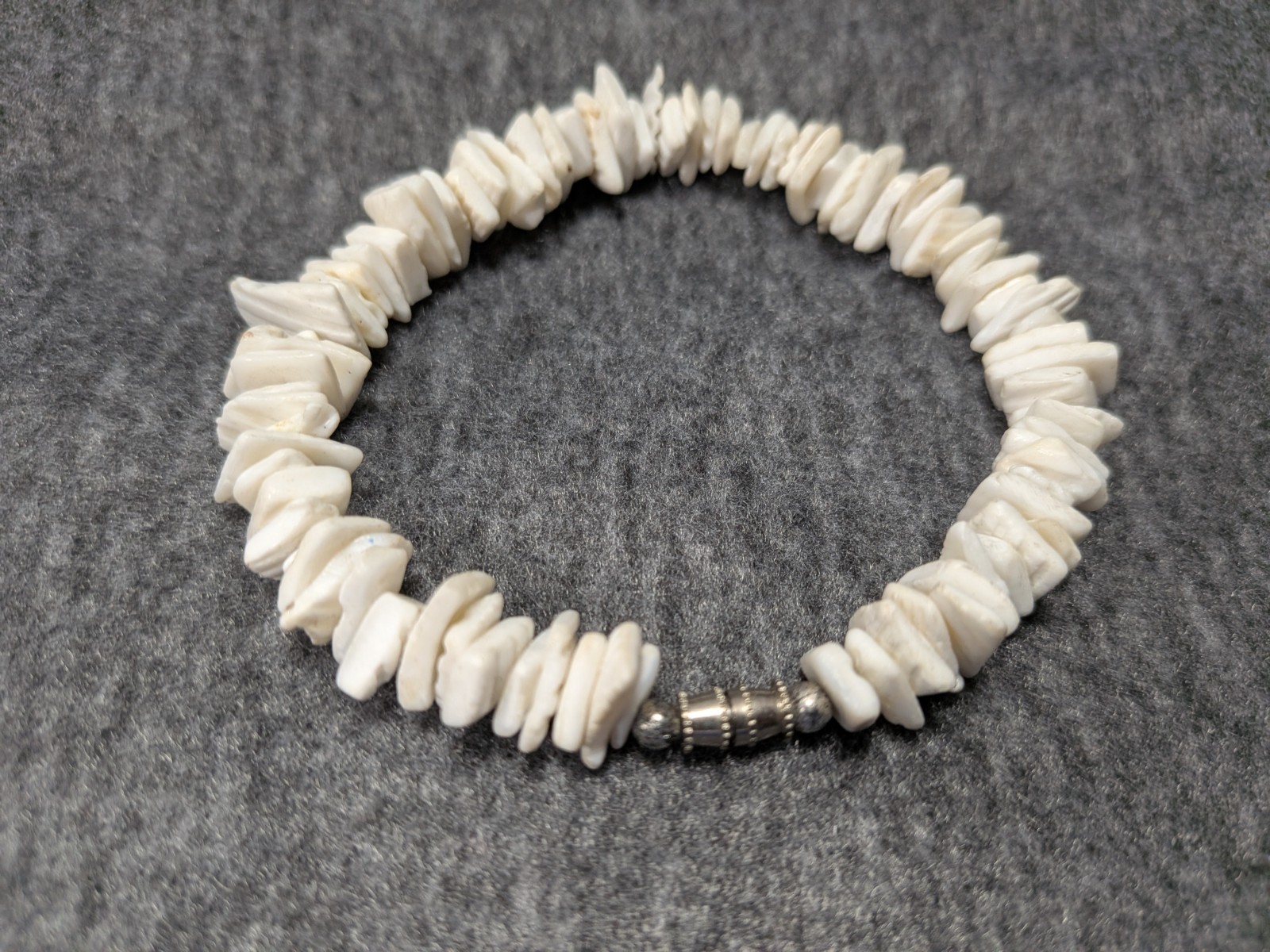 Puka Chip Shell Surfer 7” White Bracelet Men’s / Women’s Tropical FAST Shipping