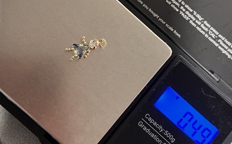 14k Gold Girl Charm (March)