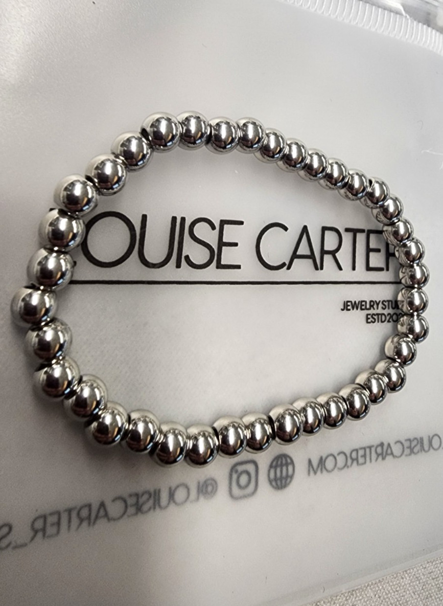 Louise Carter 5mm Caicos Beaded Bracelet 6″