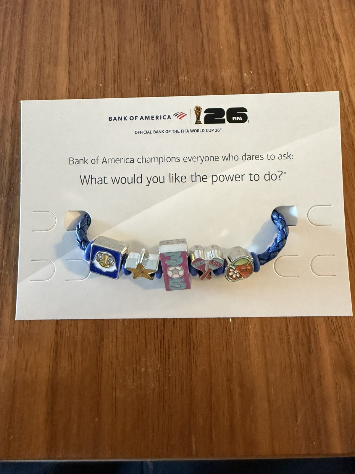 Bank of America FIFA World Cup 2026 MIAMI EXCLUSIVE Blue Bracelet