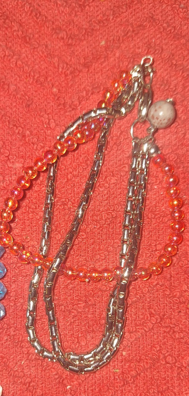 Lot Of 12 Fashion and Stretch Beaded Bracelets great for dress-up FREE SHIPPING!