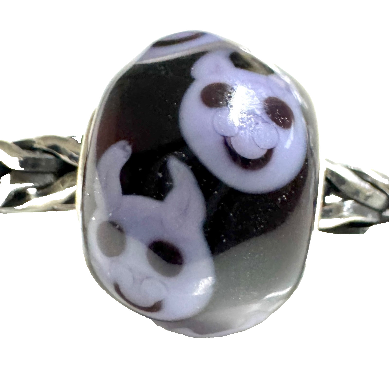 🎃👻🐷 Trollbeads HALLOWEEN EXCLUSIVE MINI BARREL- GHOST PIG 🎃👻🐷