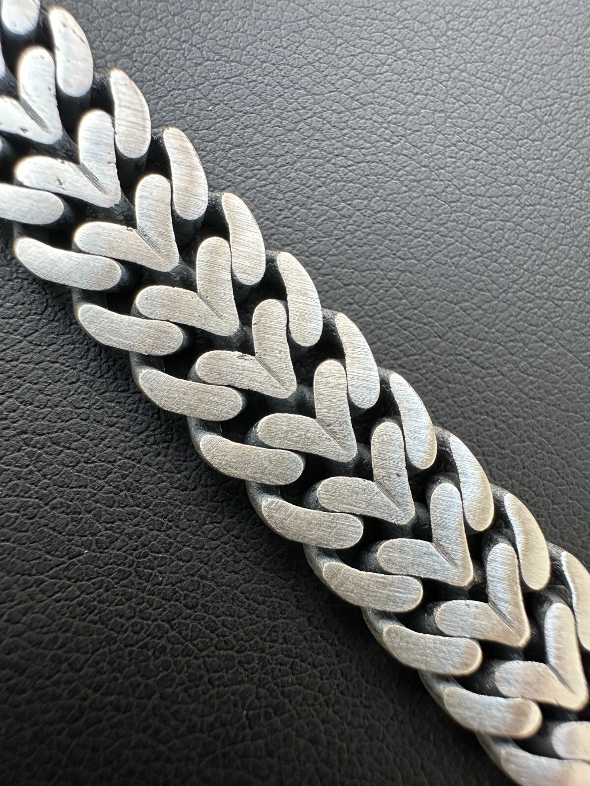 Custom Double Miami Cuban Open Franco Link Bracelet 12mm Wide Real 925 Silver