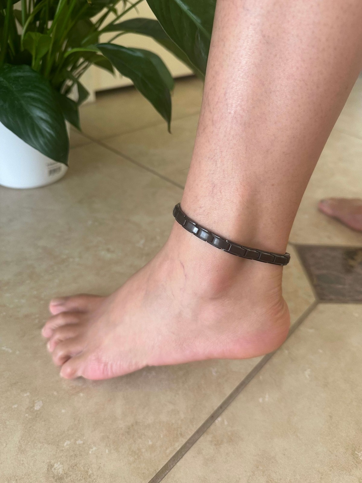 Thin Magnetic Anklet Bracelet 20 magnets women Balance Energy Power Love Joy RX