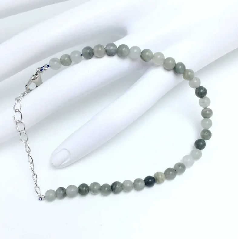 1 pc 4mm Chakra Bead Bracelet Natural Stone Yoga Energy Bangle