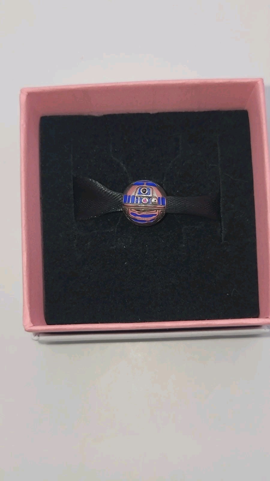 Pandora Star Wars R2 D2 Clip Silver Charm 925 ALE w/ Box C10