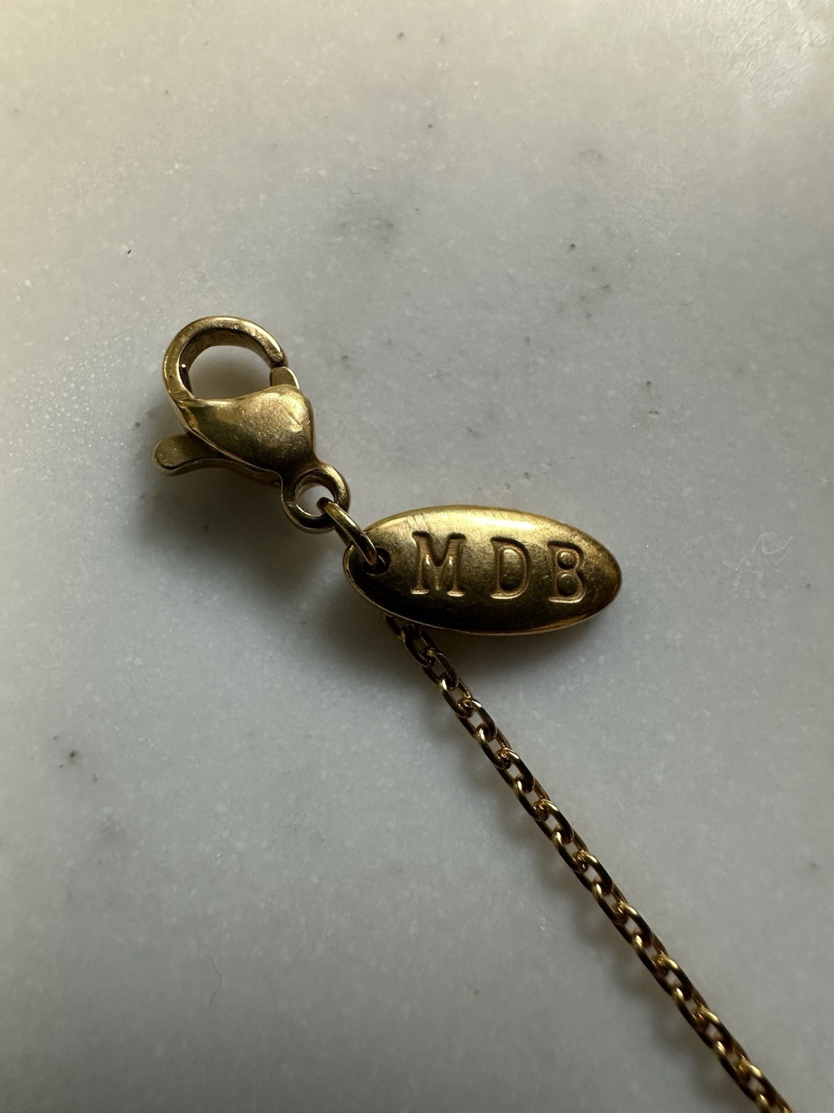 Marina De Buchi MDB Key Dainty Charm Bracelet GoldAdjustable Lobster 8″