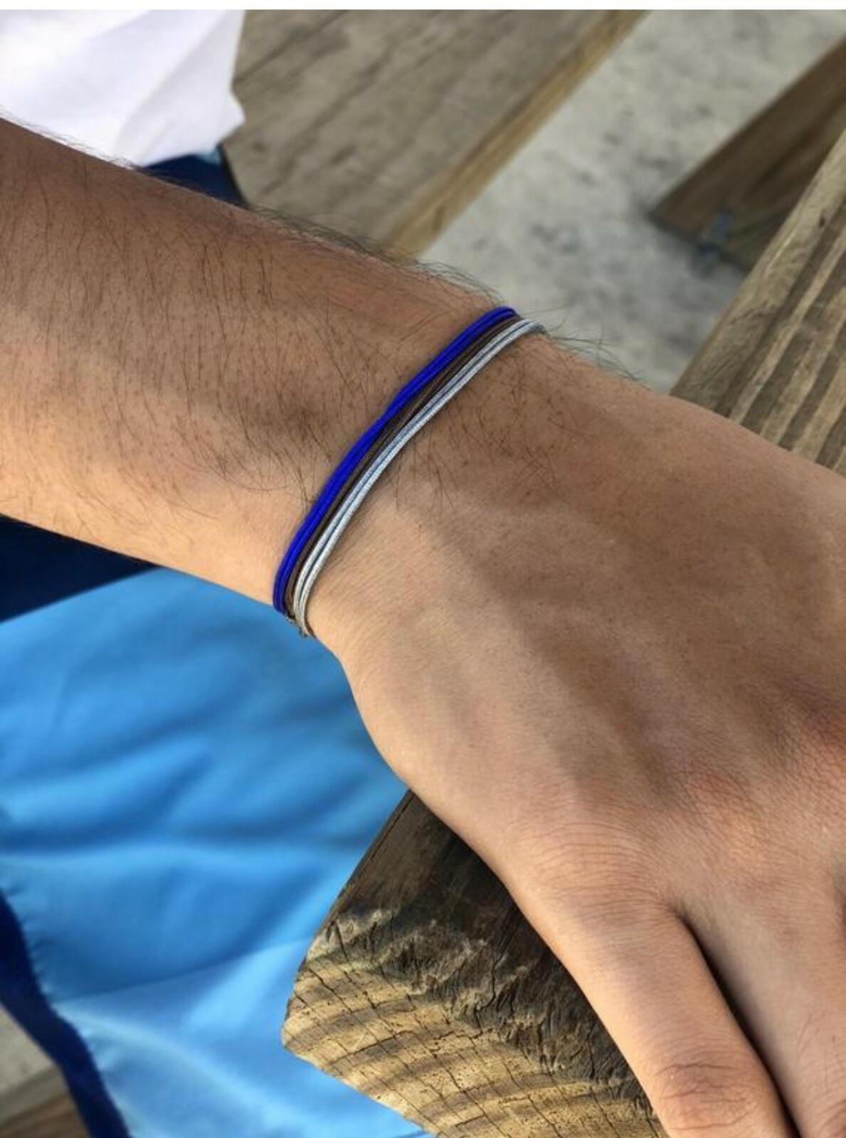Cord Bracelet Mens String Surfer Women Unisex Waterproof Beach Jewelry USA