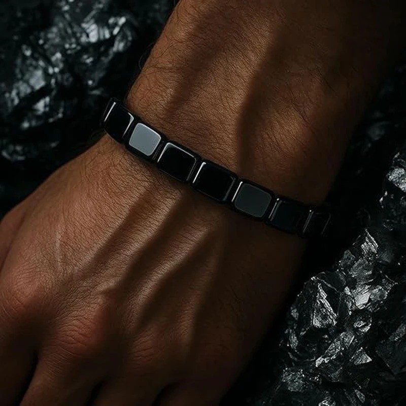 Hemys Hematite Bracelet for Men, 2025 New Hemios bracelet