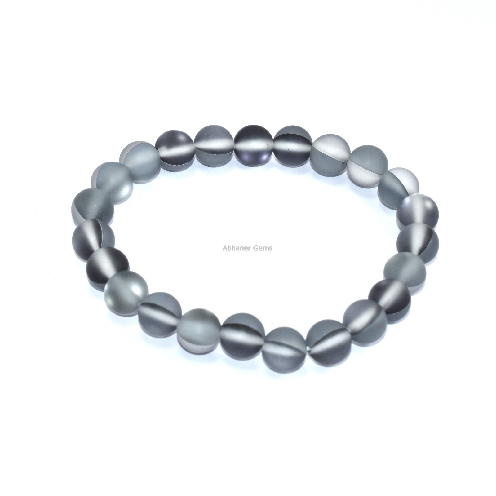 Evil Eye Protector Smoky Quartz Clean Beads Bracelet