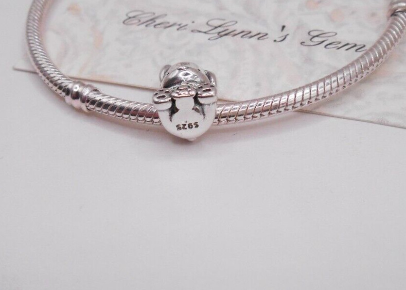 POCHACCO S925 STERLING SILVER EUROPEAN BRACELET CHARM BEAD & POUCH!