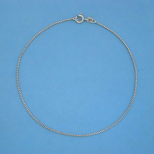 Lot 10 Sterling Silver 10″Oxidized Box 1mm Chain Anklet Bracelet Solid Italy 925