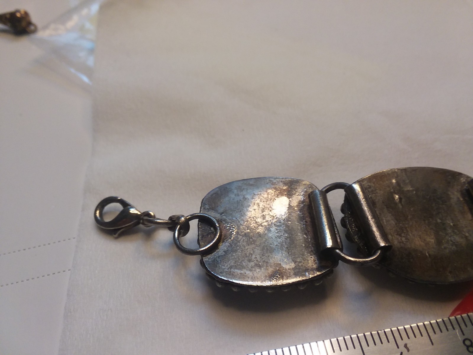 7.5″-8.5″ Silver Tone Bohemian Style Blank Bracelet 07-01-2026