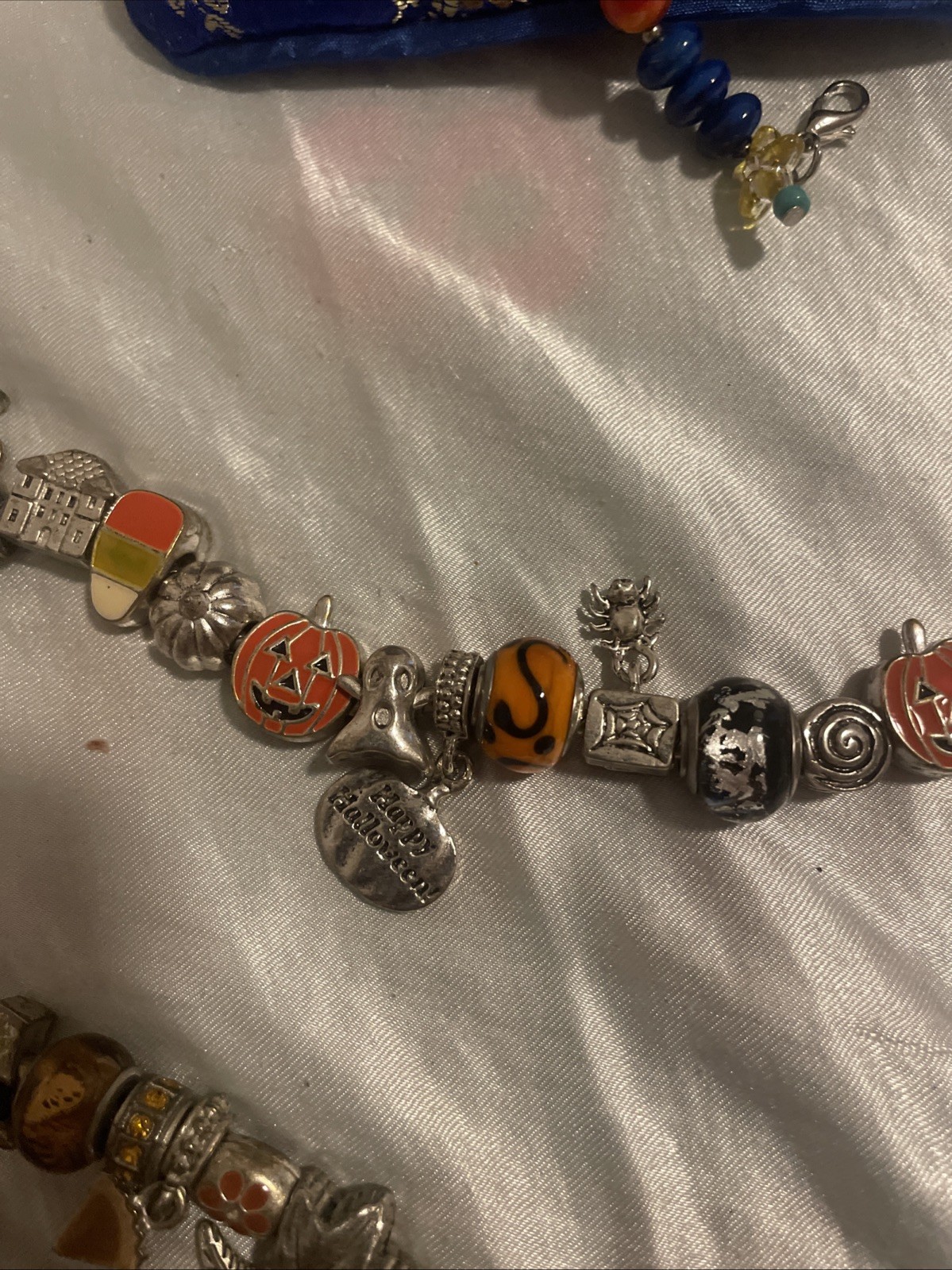 Retro Willabee and Ward Month Charm Bracelets Lot Oct , Nov, Dec, Feb With A Bag