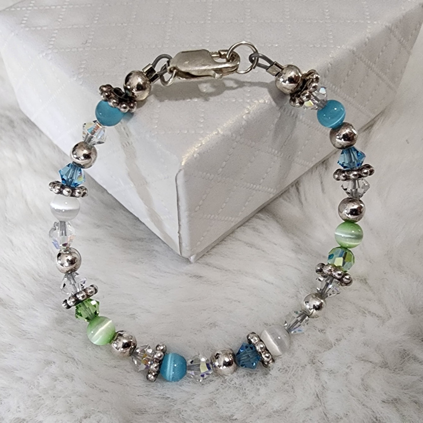 Beautiful unisex bracelet in 925 sterling silver for young children. 13.5 cm.