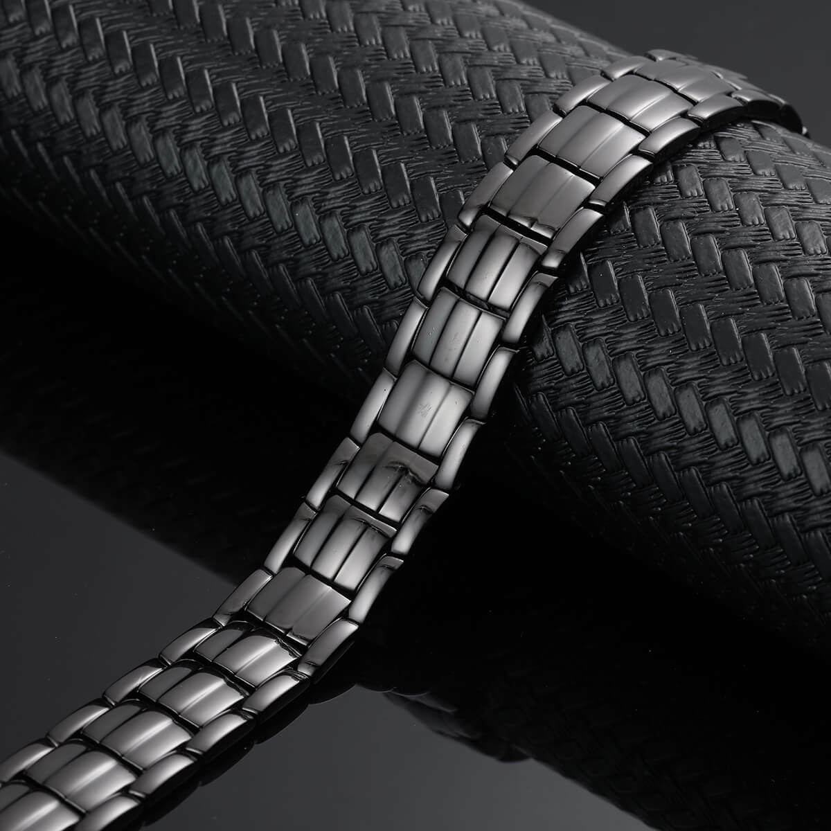 Black Pure Copper Magnetic Bracelet Balance Arthritis Pain Relief Energy Power