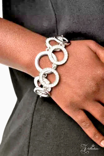 Paparazzi Zi Collection “Role Model” Silver-tone Bracelet, #016K