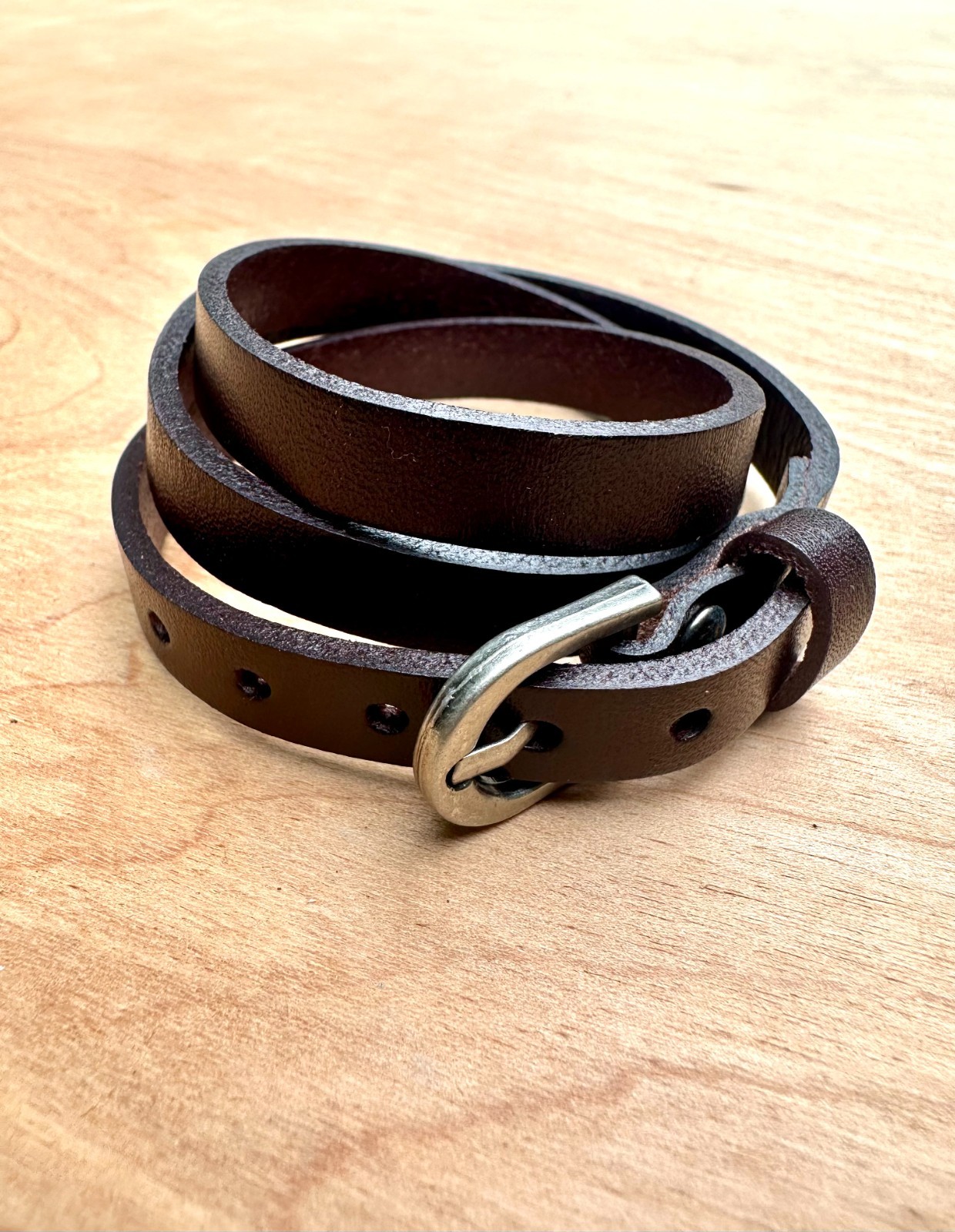 Wholesale Brown Leather Wrap Bracelets(3/4 inch wide) – 10 Pack