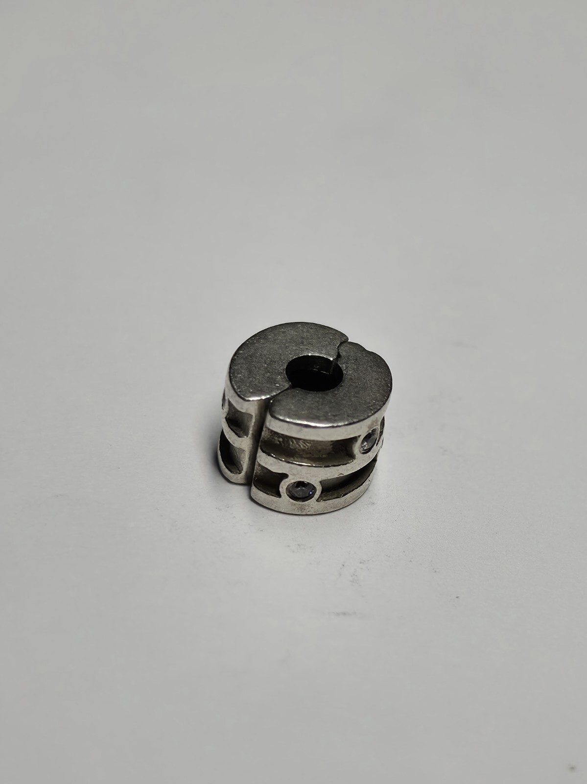 Genuine Pandora Silver (925, ALE) Sparkling Abstract Clip Charm
