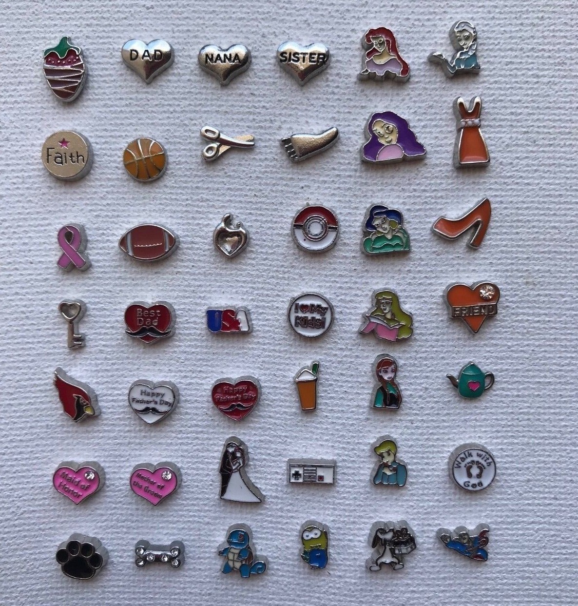 Floating Charms for Living Memory Charm Lockets