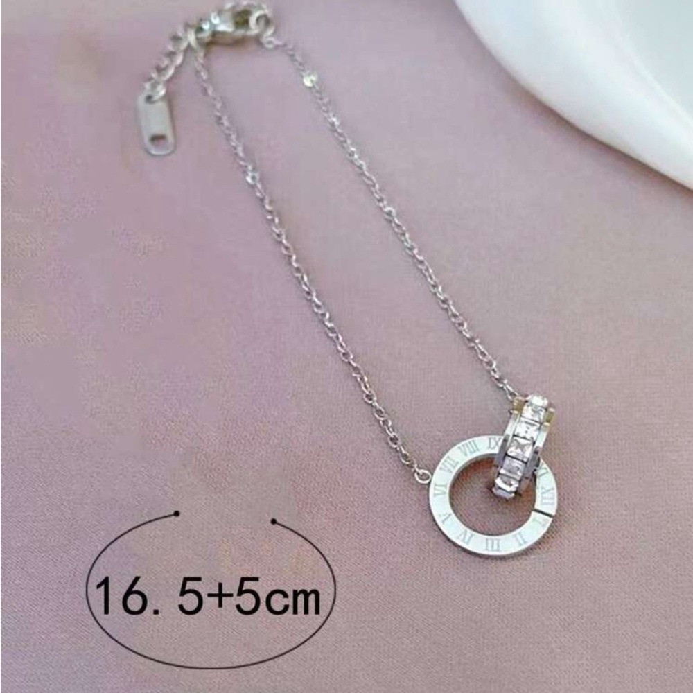 Elegant Silver Roman Numeral Bracelet