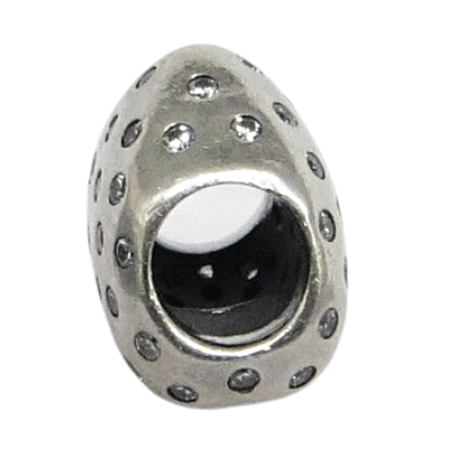Pandora Sparkle of Love Clear CZ and Sterling Silver Heart Charm 791241CZ