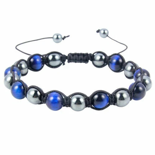 7 Chakra Healing Balance Beaded Bracelets Braided Stone Yoga Reiki Prayer Bangle