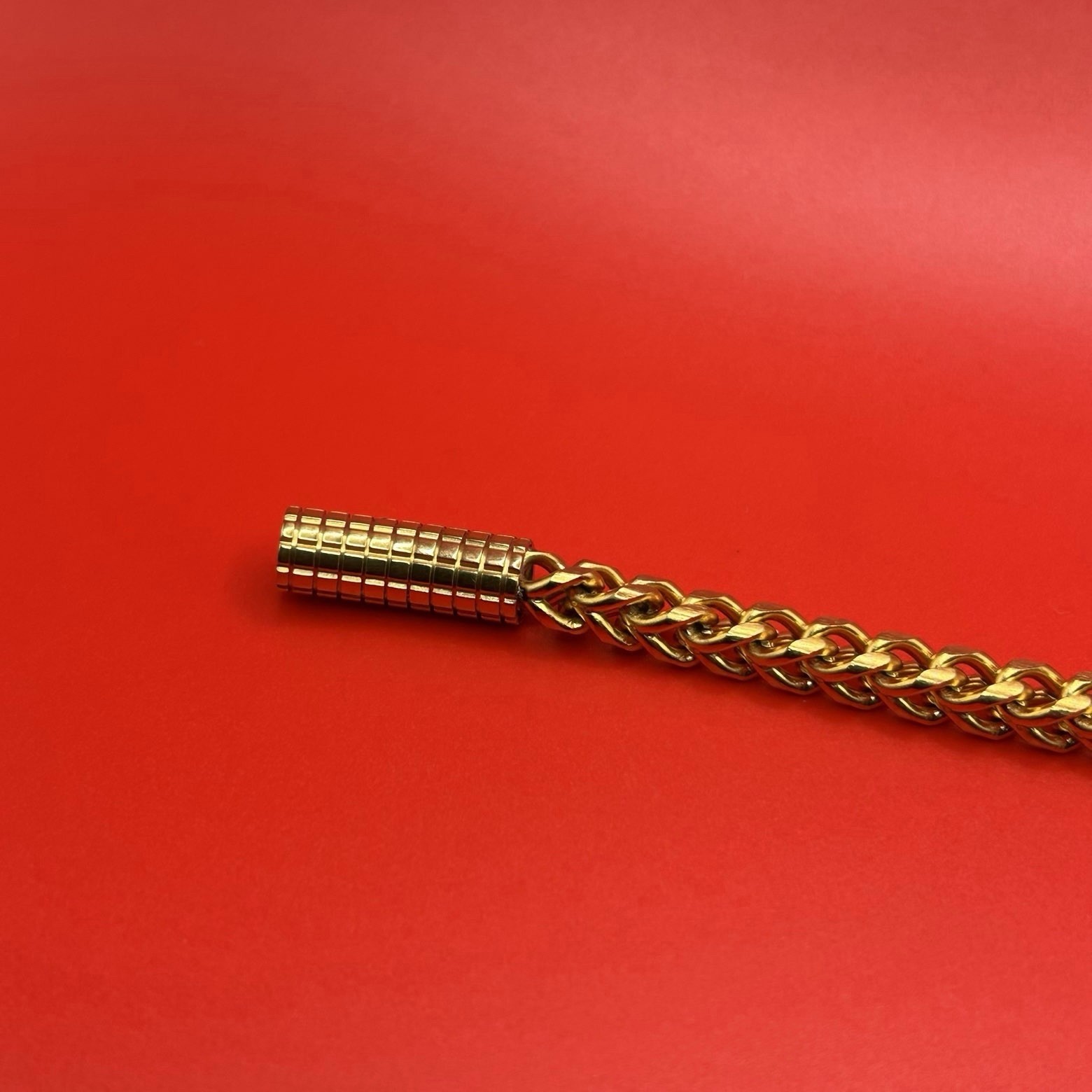 Gold Franco Bracelet 6mm (7.5”) | 14K Plated | Waterproof & Durable