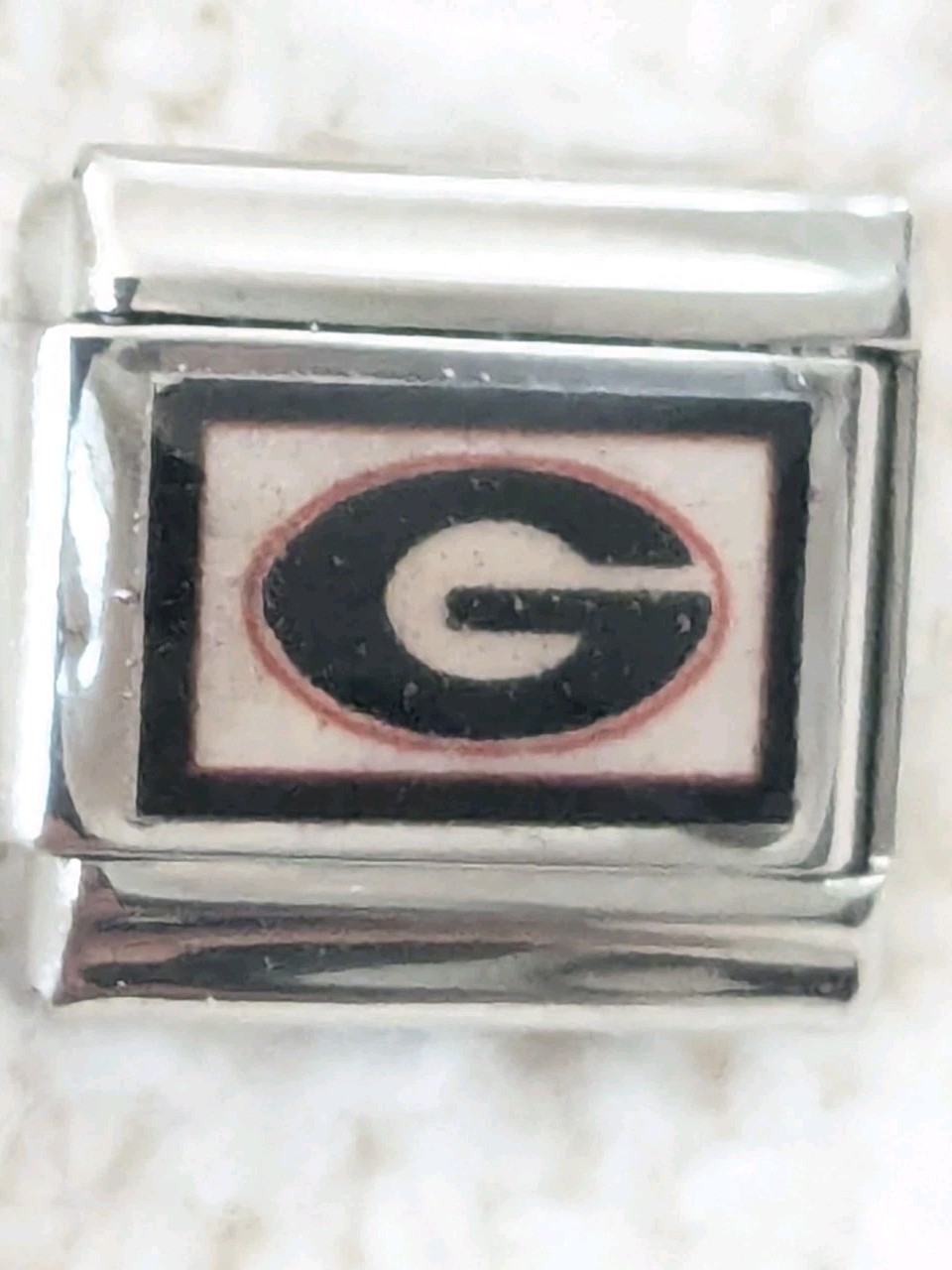 Authentic Pro Charms Italian Charm Georgia Bulldogs Classic 9mm Link R168