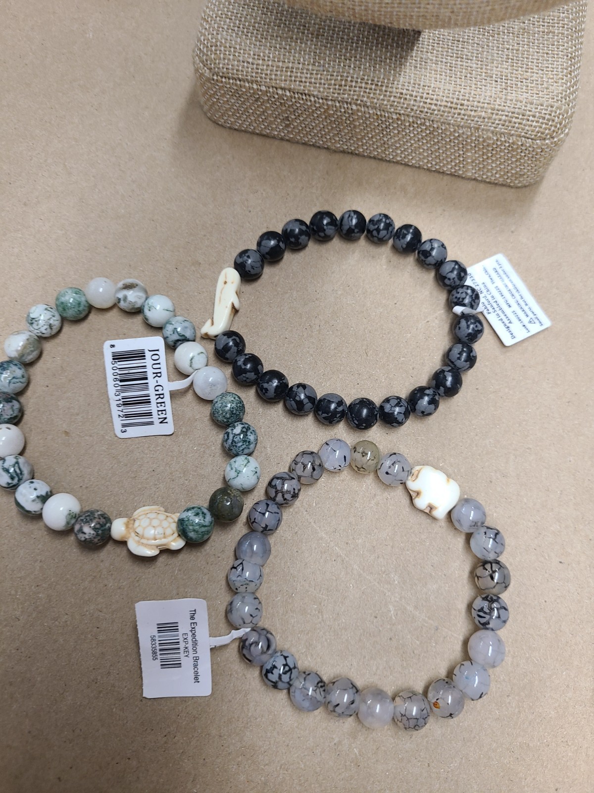 Lot of 3 Fahlo Bracelets No Tracking Cards 100480