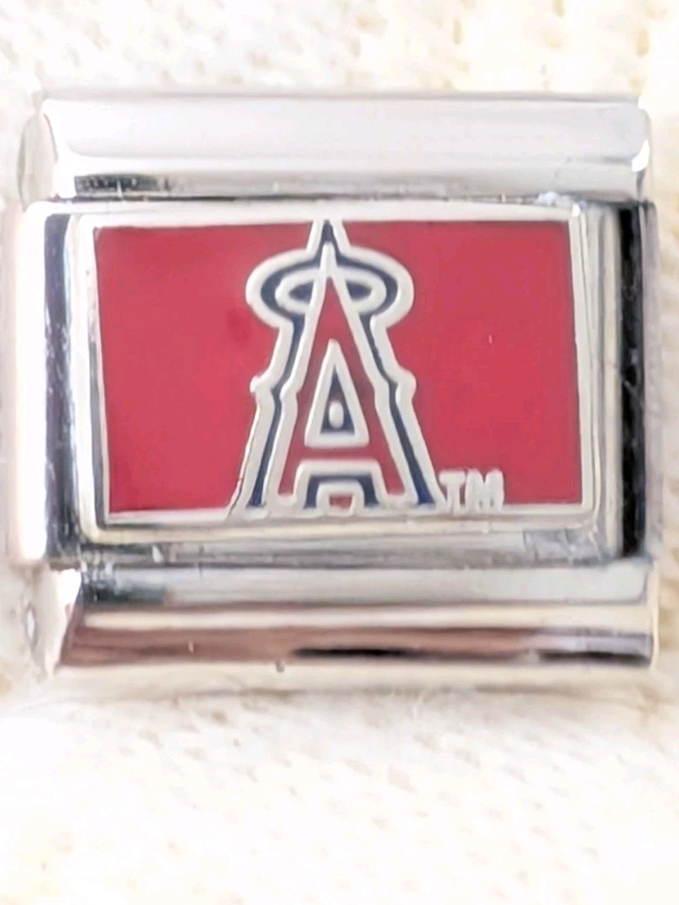 Peter David Licensed MLB Los Angeles Angels Italian Charm 9mm Link E189