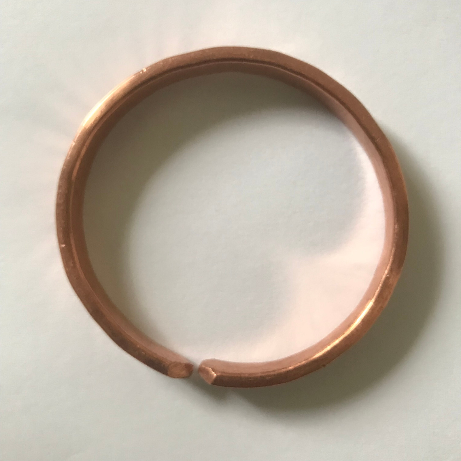 Copper Hammered Bracelet Wrist Genuine Pure Solid ship USA to USA free shipping