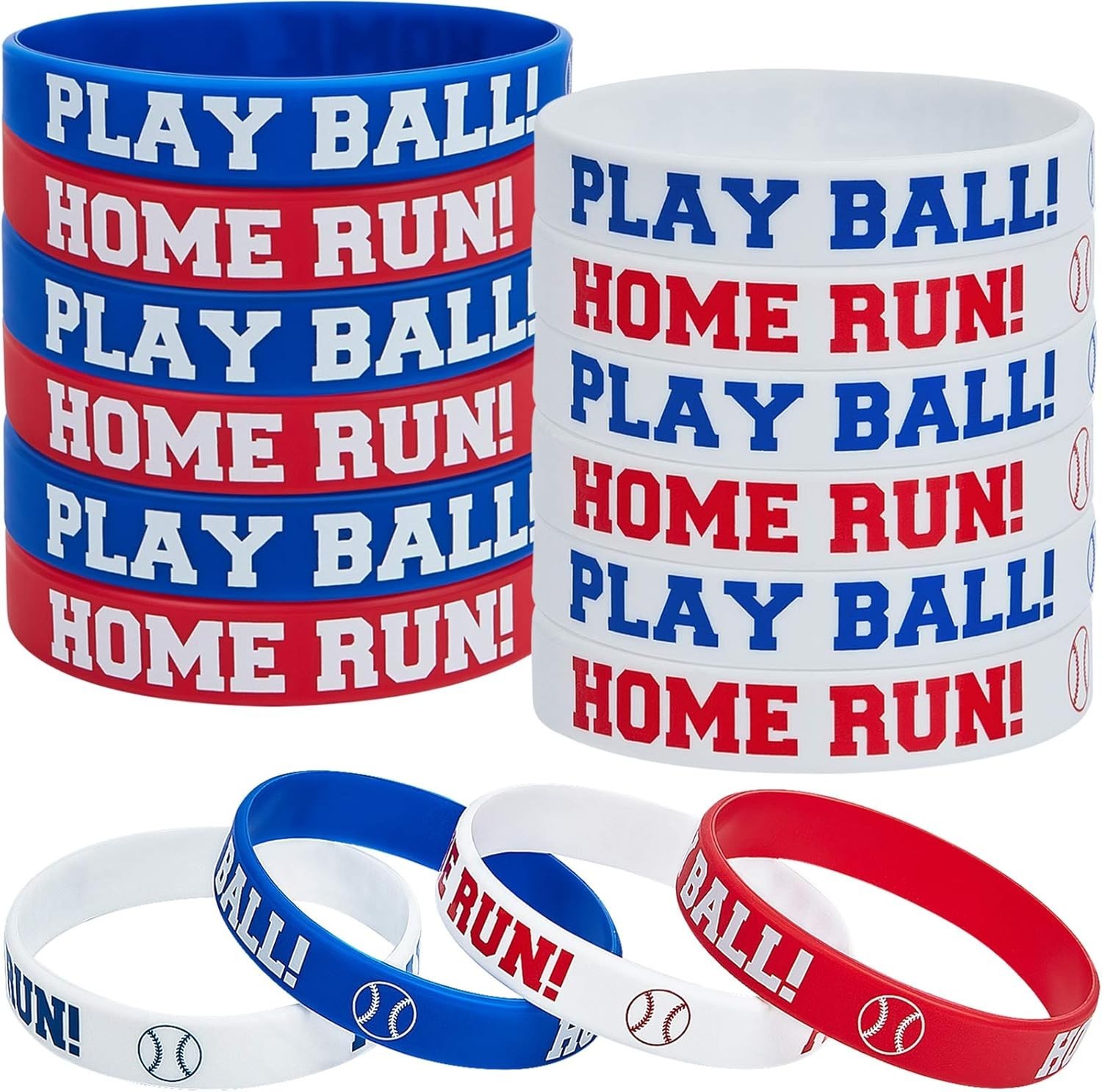 Baseball Silicone Rubber Bracelets Rubber Wristbands Baseball Bracelet Wristb…