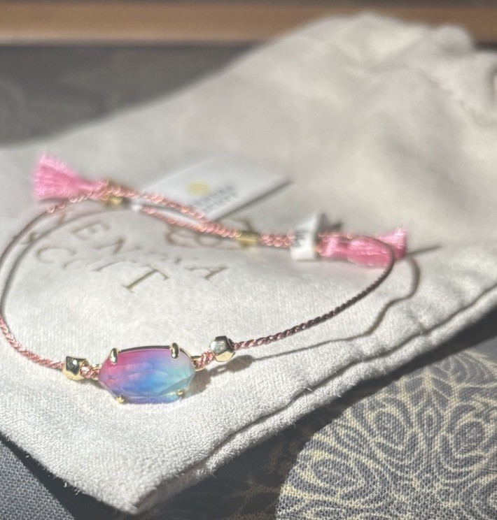 Kendra Scott Everlyne Cord Bracelet Pink Blue Purple NWT