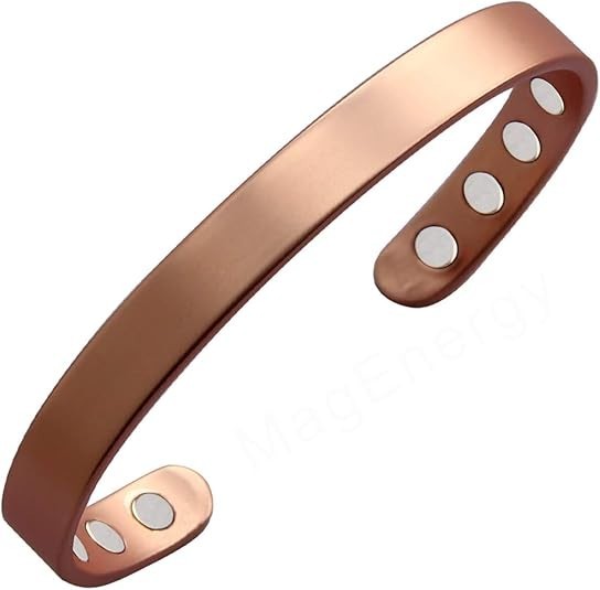 Copper Bracelet for Men and Women, 99.9% Solid Copper Magnetic Bracele