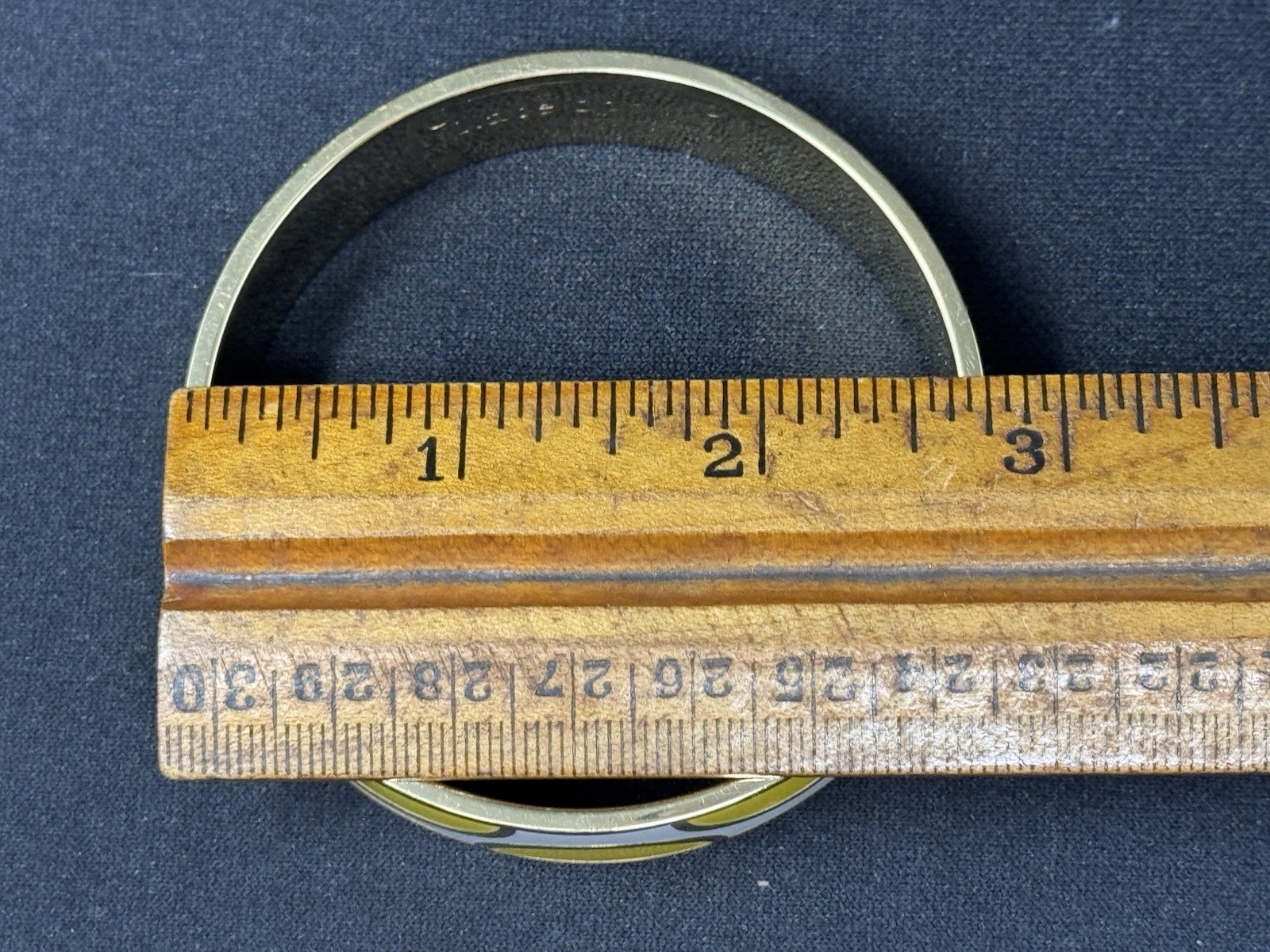 Kate Spade New York Yellow & White Enamel Dot Bangle Bracelet A Place In The Sun