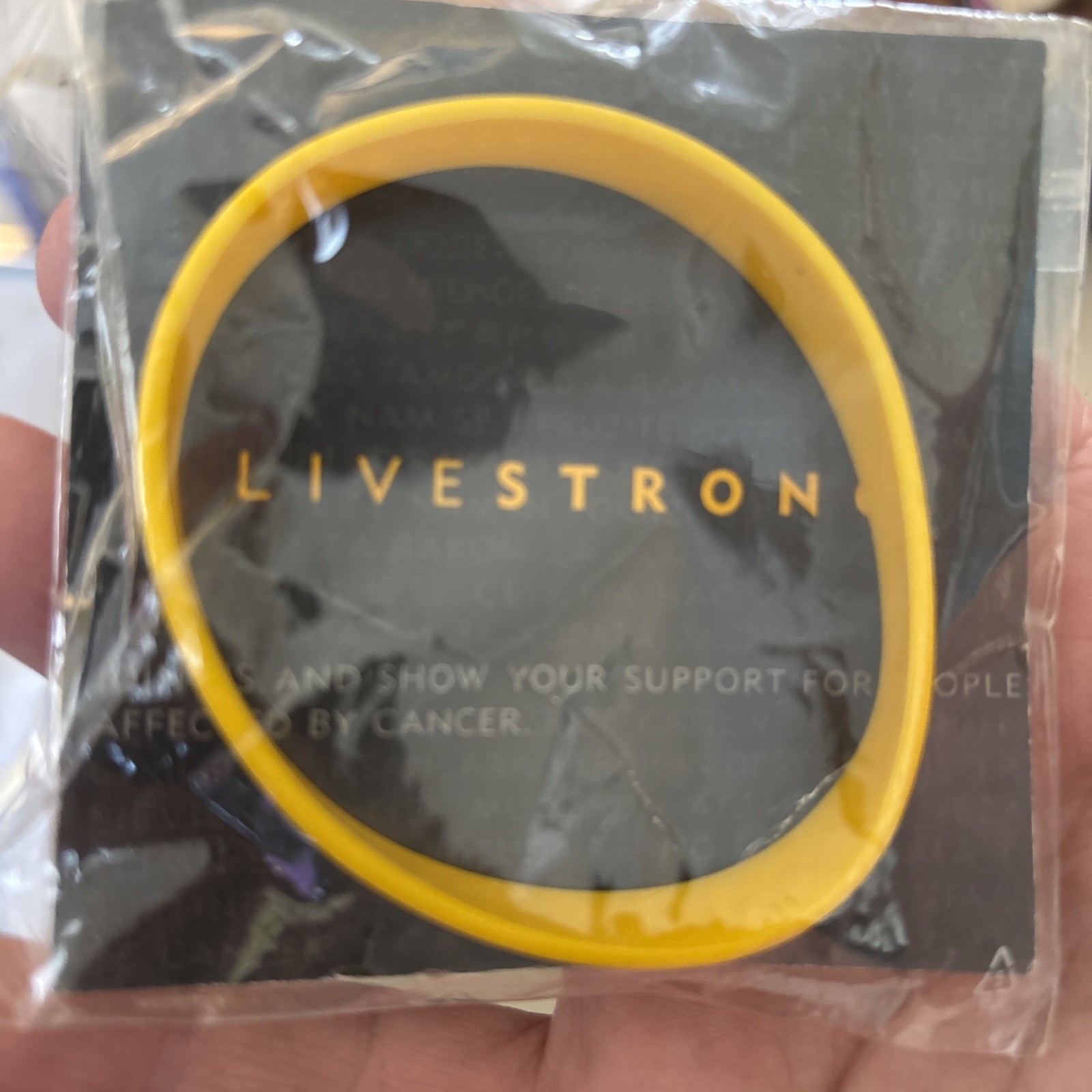 LIVESTRONG – NEW Lance Armstrong Authentic Livestrong Bracelet