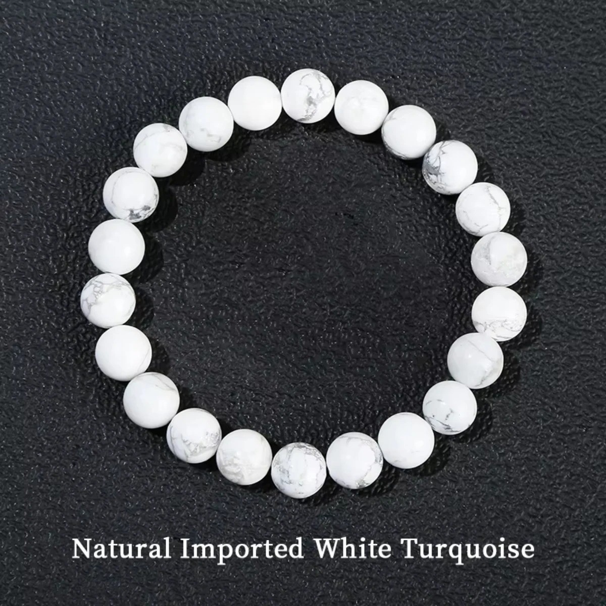 Natural Stone Symbolic Beaded Bracelet Women Men Anxiety Relief Protection Money
