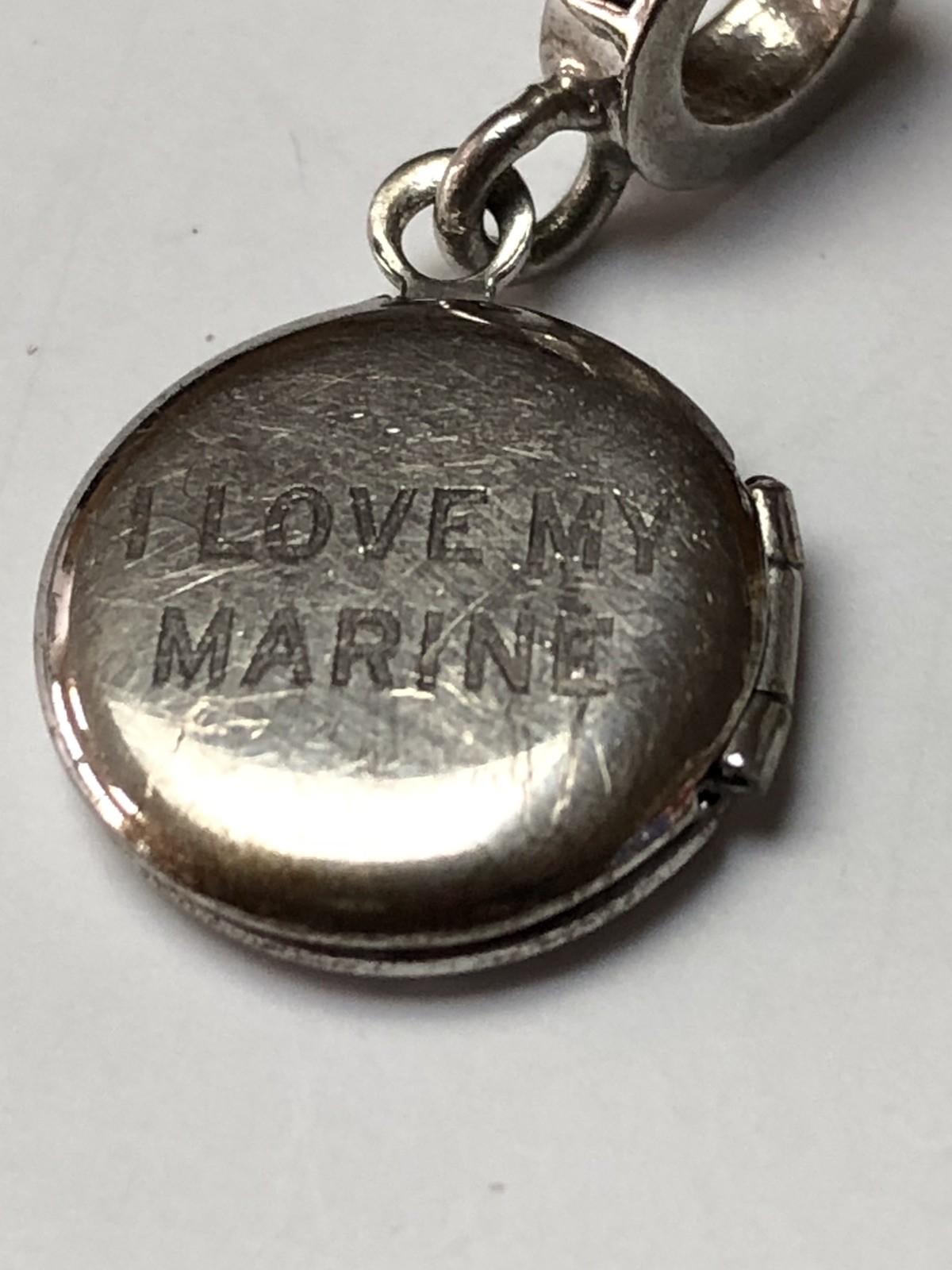 KAY JEWELERS Charmed Memories United States MARINE Corps **Locket** Dangle Charm