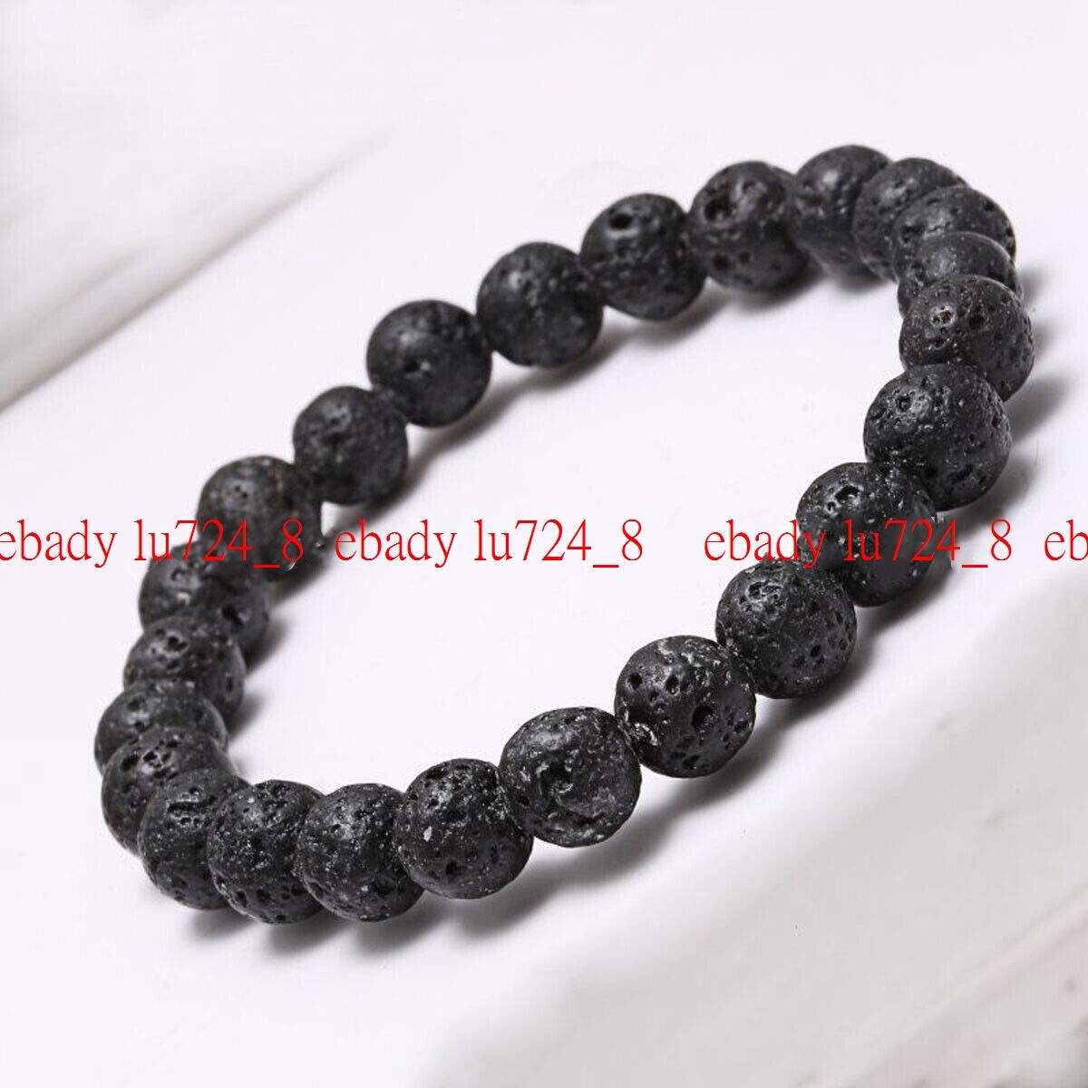 Natural 6/8/10/12mm Tiger’s Eye Turquoise Agate Gems Round Beads Bracelets 7.5”