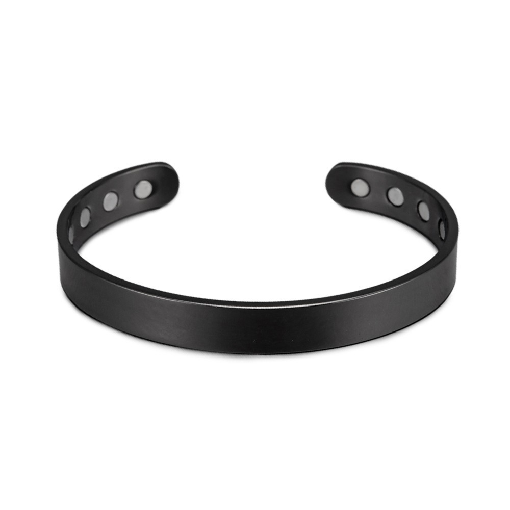 Pure Copper Magnetic Dome Bracelet Arthritis Pain Therapy Men Women Cuff. US