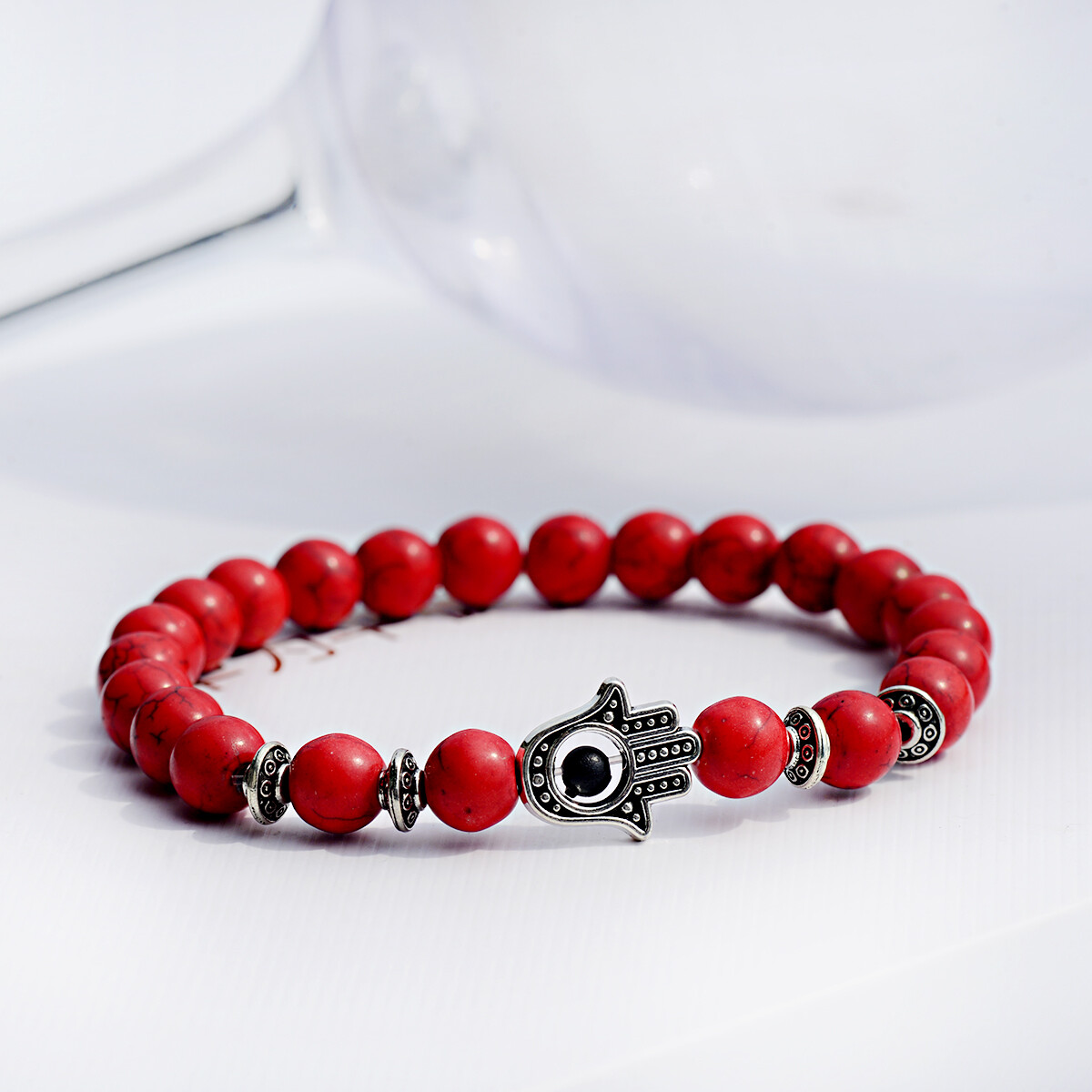 Natural Stone Tiger Eye Beads Buddha Head Women Men’s Yoga Energy Bracelets Gift