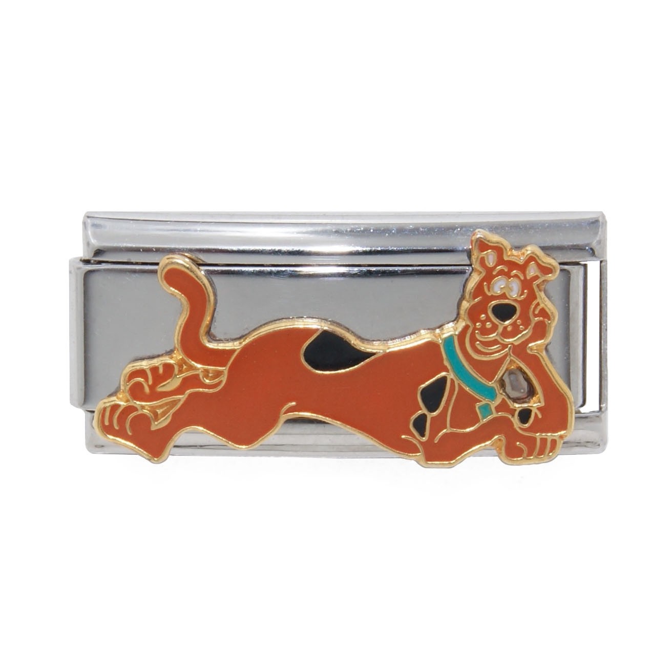 Scooby double link 9mm Italian charm