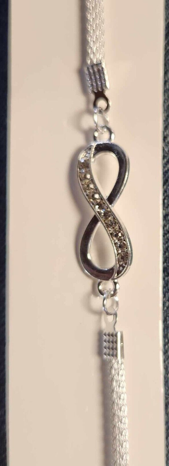 Figure 8 Rhinestone Silvery Bracelet