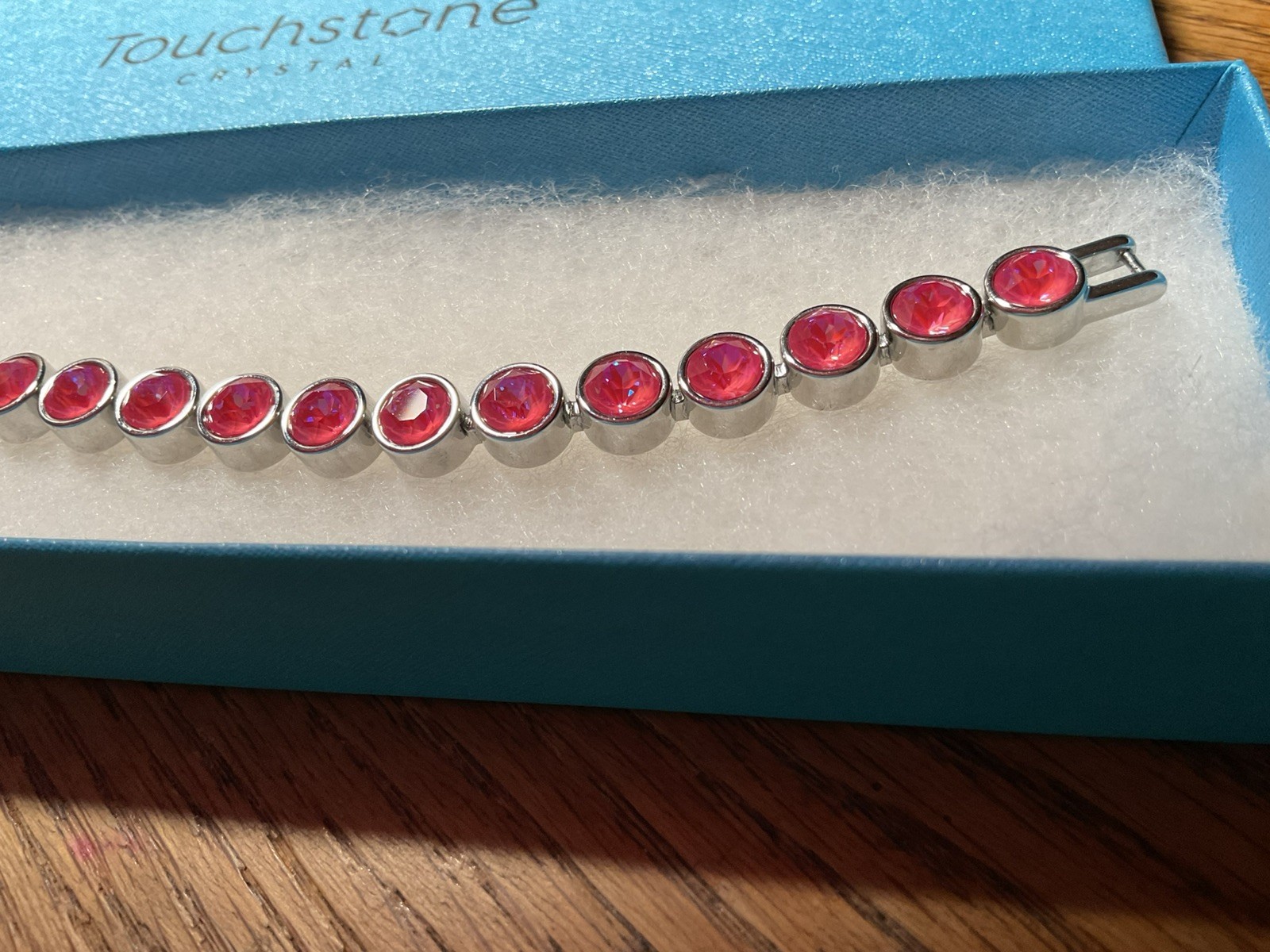 Touchstone Crystal Ice Bracelet Lotus Pink Delite 1987B NIB
